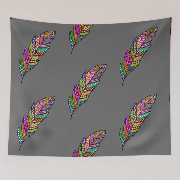 Item preview, Fun Bright Feather designed and sold by QuiteNotRight.