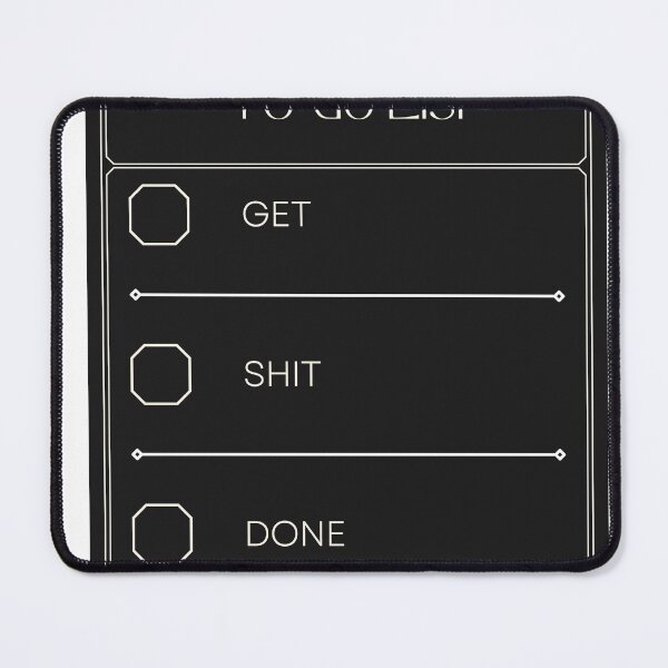 Item preview, Get Shit Done To-Do List designed and sold by Throrit.