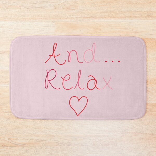Item preview, And... Relax Pink Background designed and sold by DeliliahDoodles.
