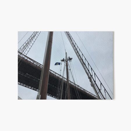 Under the Bridge Art Board Print
