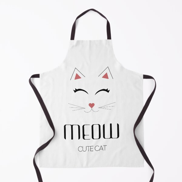 Item preview, Meow cute cat - white designed and sold by sferrecamp.