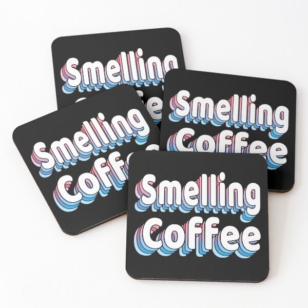 Item preview, Smelling Coffee (Vintage Retro Sign • Good Morning Quote) designed and sold by SassyClassyMe.