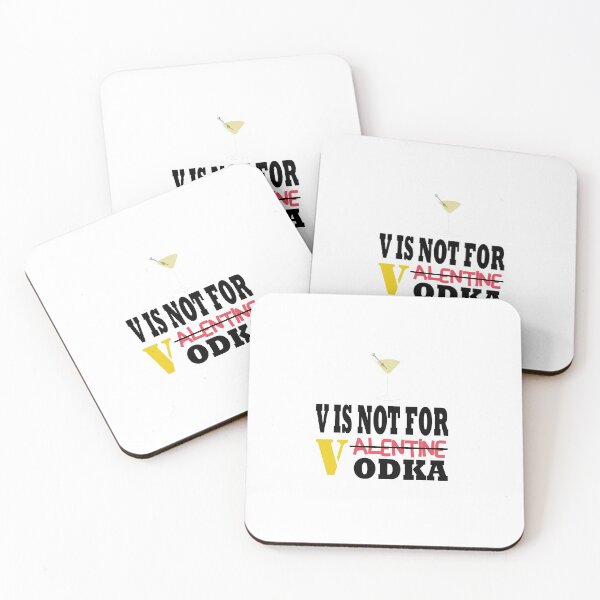 Item preview, v is for vodka, v is note for valentine, vodka valentine's day funny  designed and sold by VAN FASHION ⭐⭐⭐⭐⭐ (4,36K).
