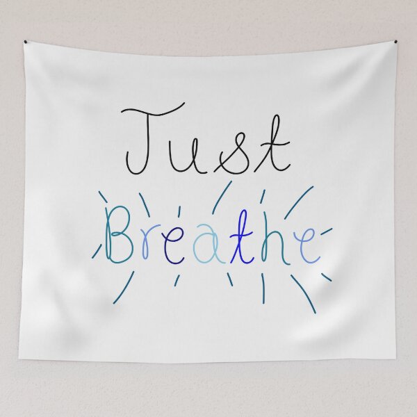 Item preview, Just Breathe designed and sold by DeliliahDoodles.