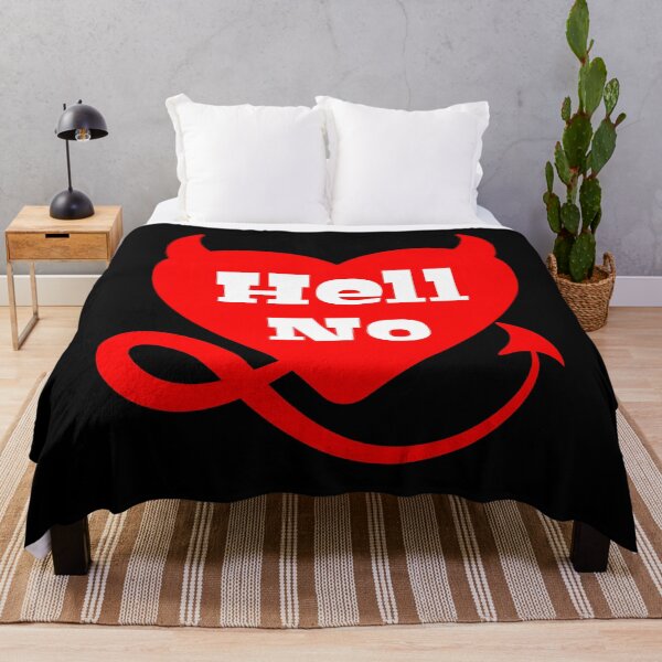 Item preview, Hell No Evil Anti Valentines Day 2022 designed and sold by Design-Maniya.