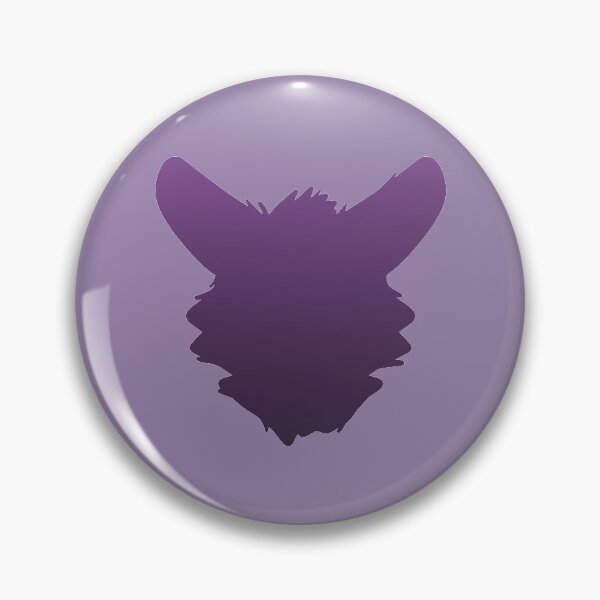 Item preview, Fursuit Head Silhouette (Purple Fade) designed and sold by ThatMooGuy.