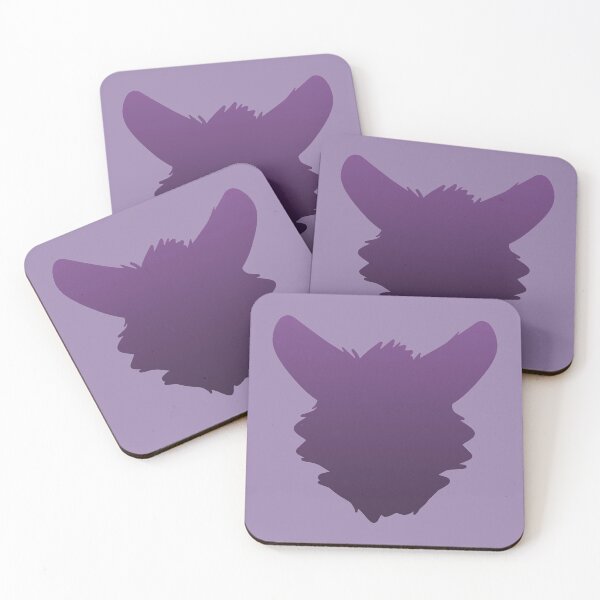Item preview, Fursuit Head Silhouette (Purple Fade) designed and sold by ThatMooGuy.