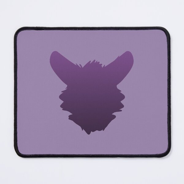 Item preview, Fursuit Head Silhouette (Purple Fade) designed and sold by ThatMooGuy.