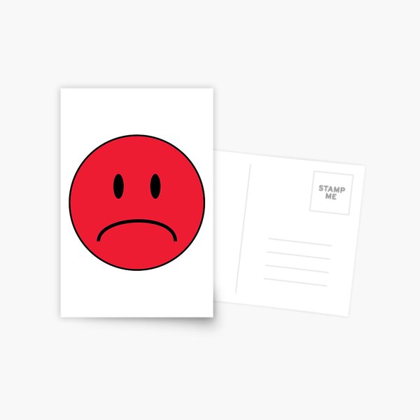 Sad Face Meme Postcards for Sale