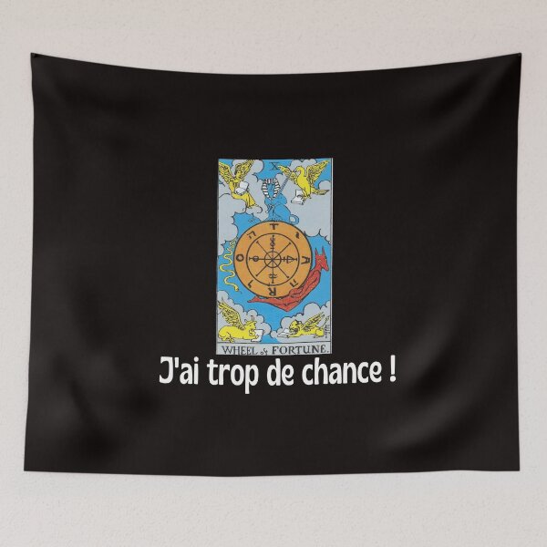 Item preview, WHEEL OF FORTUNE TAROT CARD TEE SHIRT-FUNNY designed and sold by monoso0607.