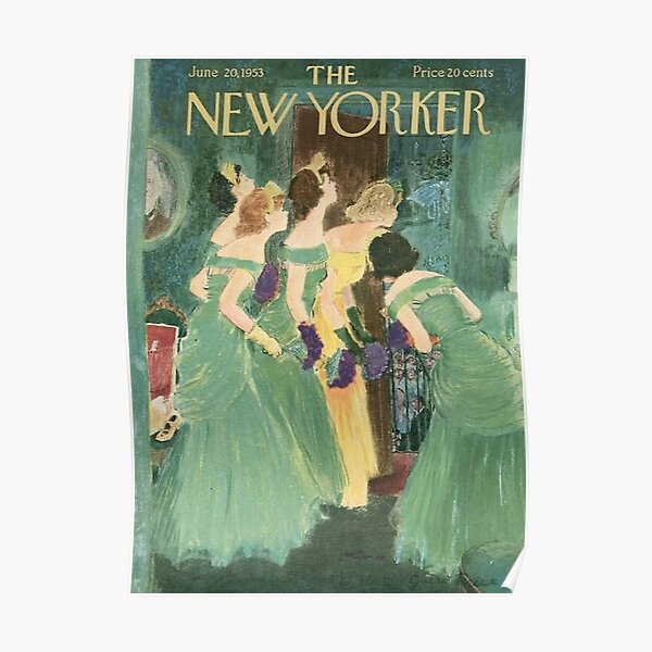 The New Yorker Ball Room ART 1953 Poster
