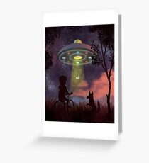 UFO Sighting Greeting Card