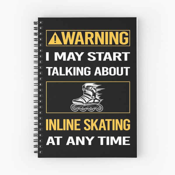Item preview, Funny Warning Inline Skating Skate Skater designed and sold by ArydeaNoriega.