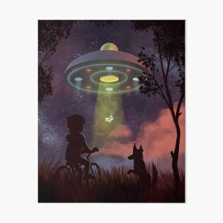 UFO Sighting Art Board Print