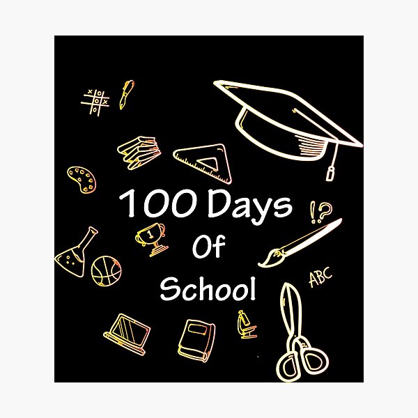 Item preview, 100 days of schoom , 100th day of school, 100 days designed and sold by L-o-shop.