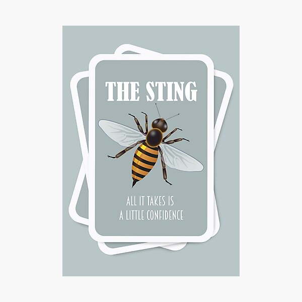 The Sting - Alternative Movie Poster Photographic Print