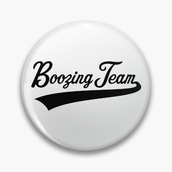 Item preview, Boozing Team Lettering (Beer / Alcohol / Black) designed and sold by MrFaulbaum.