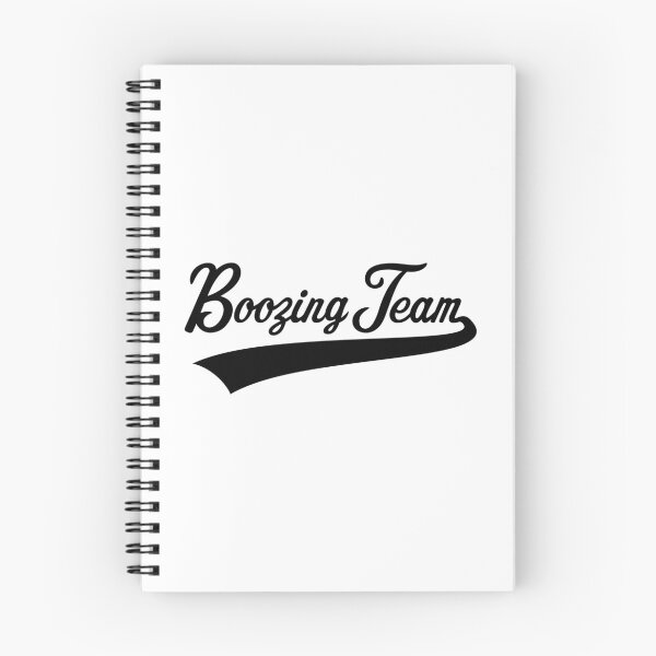 Item preview, Boozing Team Lettering (Beer / Alcohol / Black) designed and sold by MrFaulbaum.
