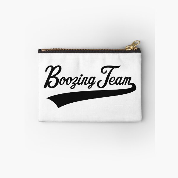 Item preview, Boozing Team Lettering (Beer / Alcohol / Black) designed and sold by MrFaulbaum.