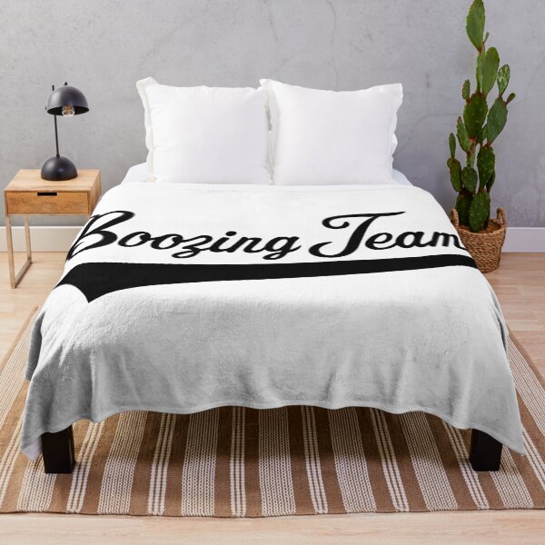 Item preview, Boozing Team Lettering (Beer / Alcohol / Black) designed and sold by MrFaulbaum.