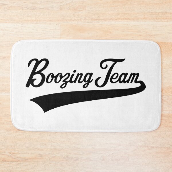 Item preview, Boozing Team Lettering (Beer / Alcohol / Black) designed and sold by MrFaulbaum.
