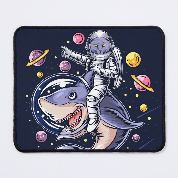 Item preview, Catstronaut Funny Cat Astronaut Cat In Space driving Astronaut Shark designed and sold by Veraloop.
