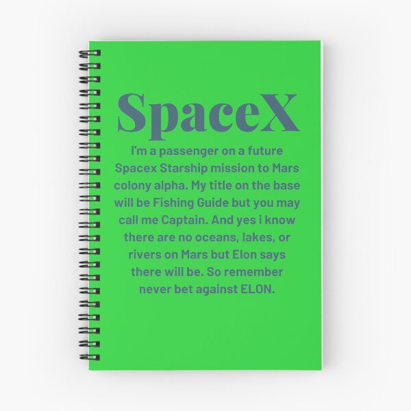 Item preview, Spacex fishing guide. designed and sold by wildwesdesigns.