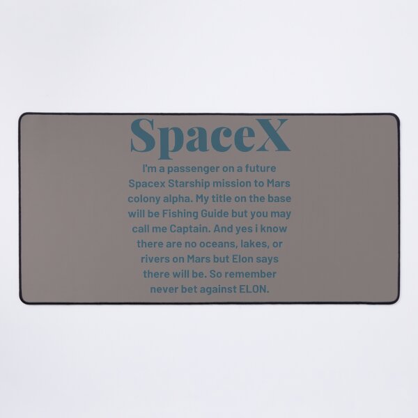 Item preview, Spacex fishing guide. designed and sold by wildwesdesigns.