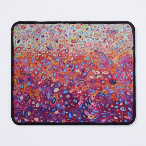 Item preview, Abstract Art Cute elegant beautiful pattern oil paint Pink Rosa Blue Red Dots designed and sold by tanabe.