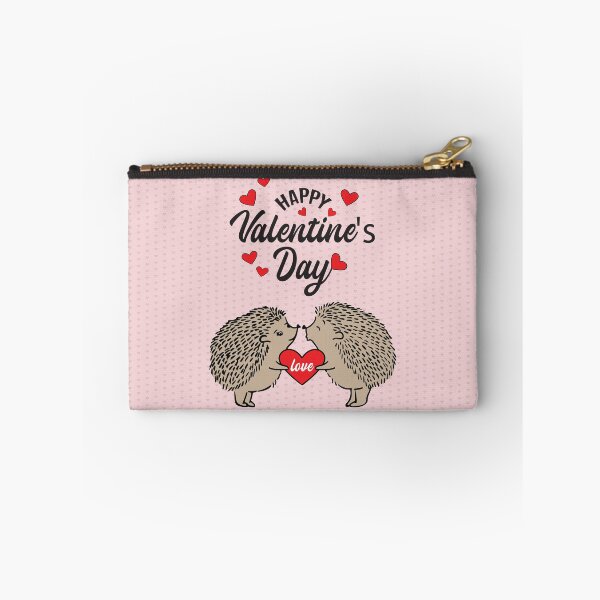 Item preview, Happy Valentines Day Cute Hedgehog Couple Kiss  designed and sold by dass-art.