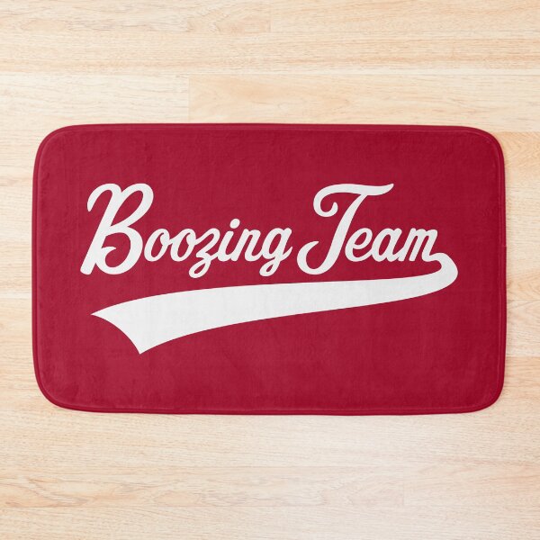 Item preview, Boozing Team Lettering (Beer / Alcohol / White) designed and sold by MrFaulbaum.