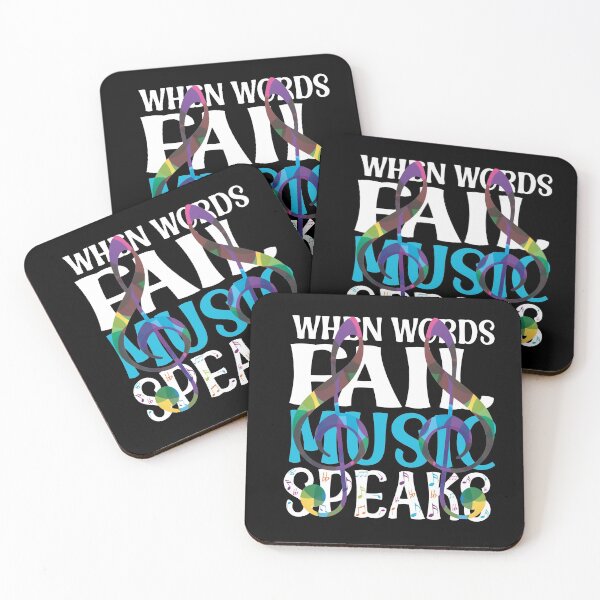 Item preview, when words fail music speaks designed and sold by zarinestore.