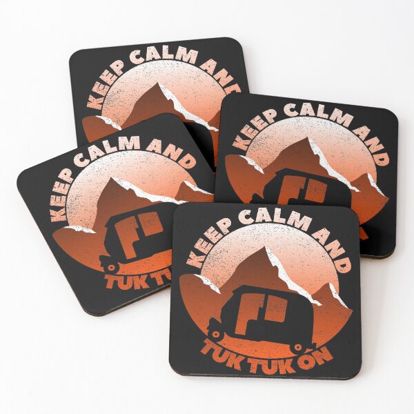 Item preview, keep calm and tuk tuk on, funny backpakers tuk tuk designed and sold by NobelFashion.