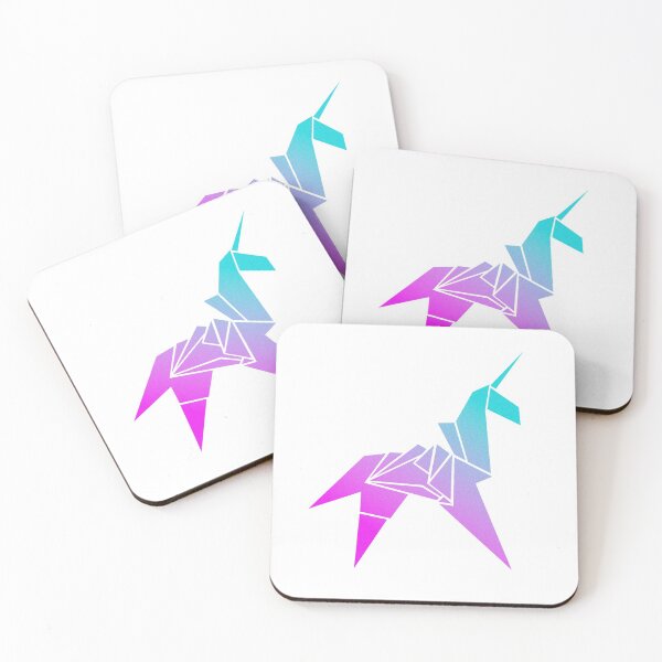 Item preview, blade runner unicorn in neon blue and pink designed and sold by Platform11west.