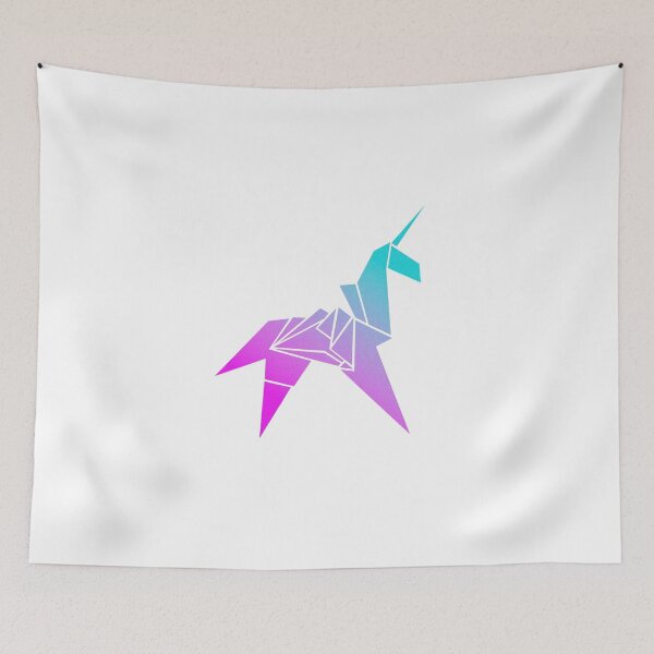 Item preview, blade runner unicorn in neon blue and pink designed and sold by Platform11west.