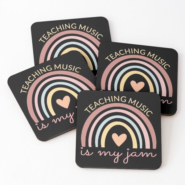 Item preview, Teaching Music Is My Jam I - Boho Rainbow designed and sold by Lemon Pepper.