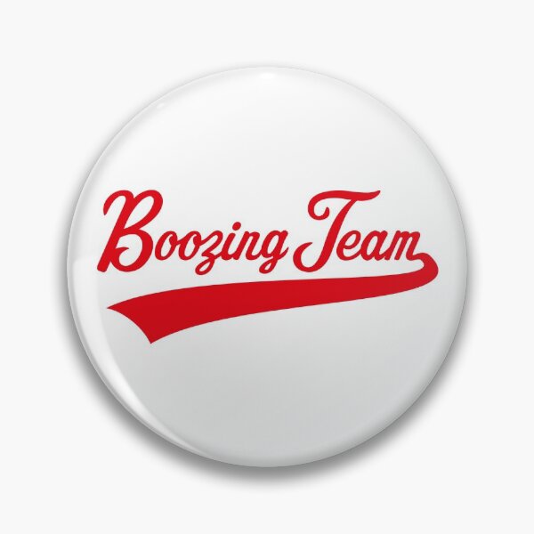 Item preview, Boozing Team Lettering (Beer / Alcohol / Red) designed and sold by MrFaulbaum.