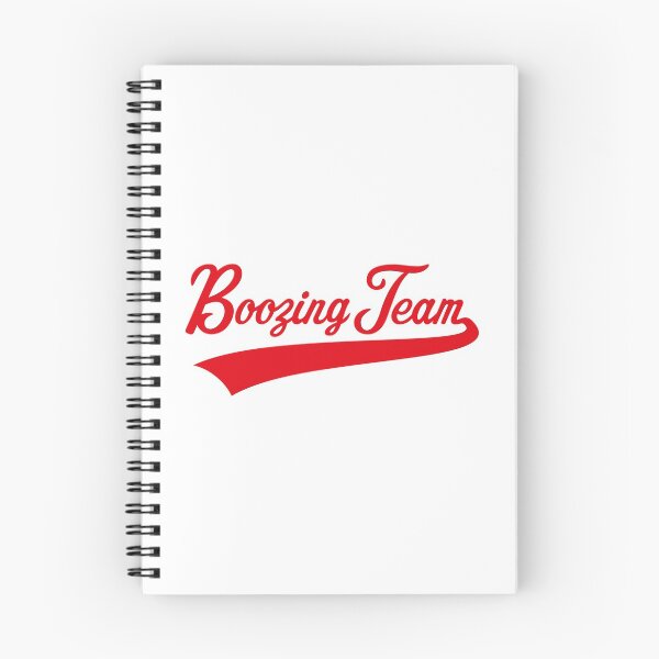 Item preview, Boozing Team Lettering (Beer / Alcohol / Red) designed and sold by MrFaulbaum.