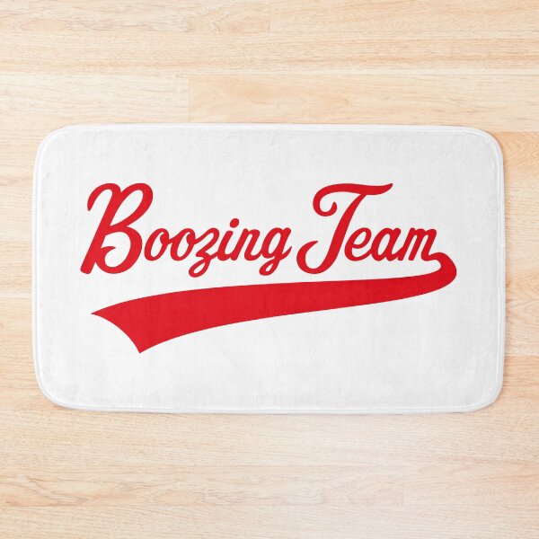 Item preview, Boozing Team Lettering (Beer / Alcohol / Red) designed and sold by MrFaulbaum.