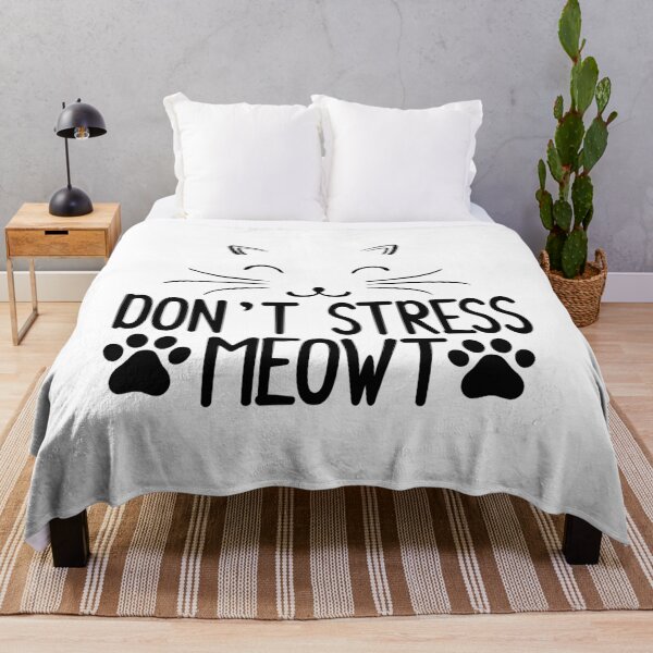 Item preview, Funny Stress Meowt Quote, Don't Stress Meowt Design, Cool Stress Meowt designed and sold by Mouadox ★★★★★.