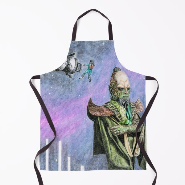 Item preview, Draconian and the Doctor in space - fan art designed and sold by Gaia Rydahl Due Rosendahl.