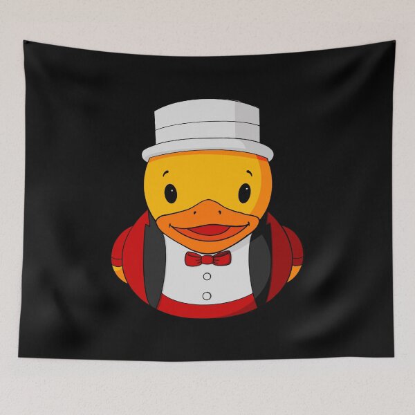 Aperçu de l'œuvre Canard en caoutchouc Ringmaster créée et vendue par Alisha Ober Designs.