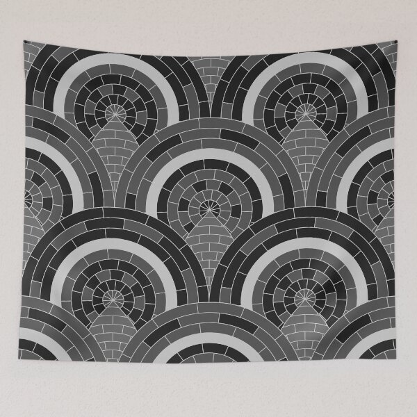 Item preview, Black Peacock Tiles designed and sold by Carolina Diaz.