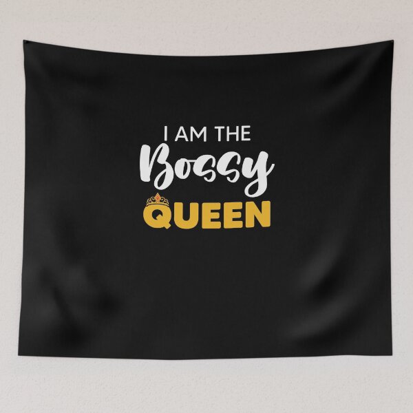 Item preview, Bossy Queen For An Authoritarian Sarcastic Boss Lover designed and sold by Nessshirts.