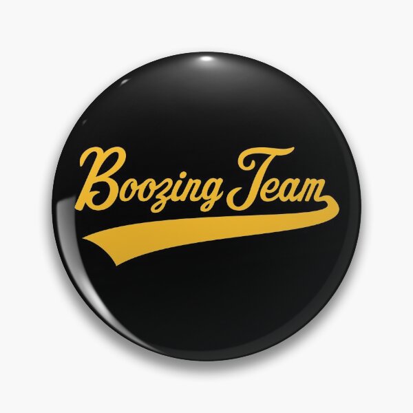 Item preview, Boozing Team Lettering (Beer / Alcohol / Gold) designed and sold by MrFaulbaum.