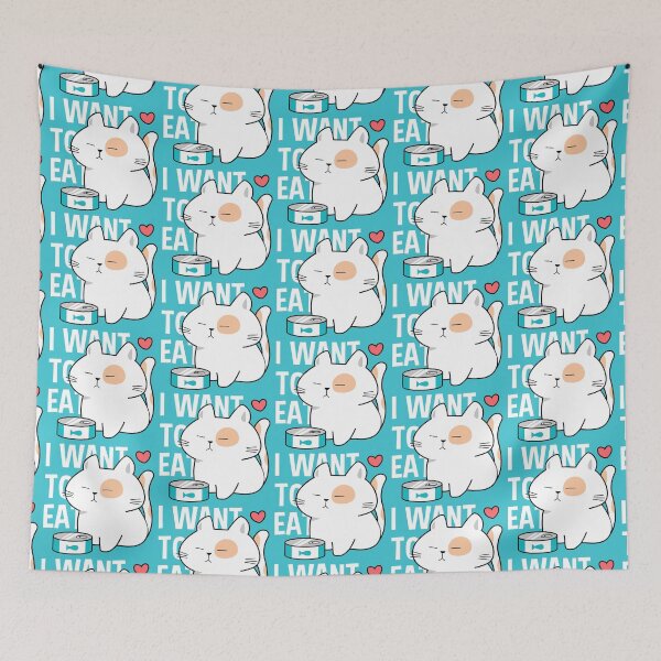 Item preview, Hungry Kitty designed and sold by machmigo.