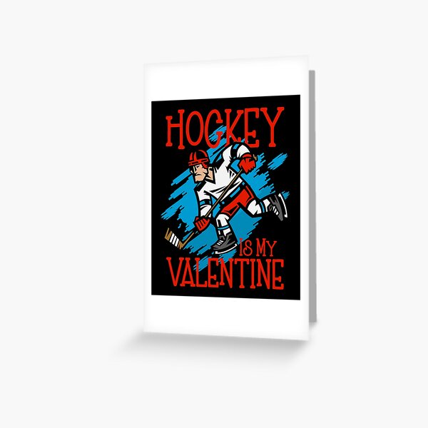 Field Hockey Is My Valentine Funny Hockey Valentine's Day Greeting Card  for Sale by shirleyfinley