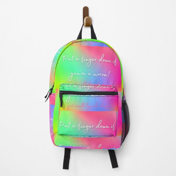 Item preview, Put a finger down if you're a moron! designed and sold by INEEDBABYPOWDER.