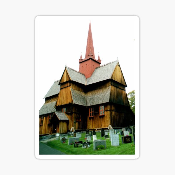Ringebu stavkyrkje, Norway. Sticker