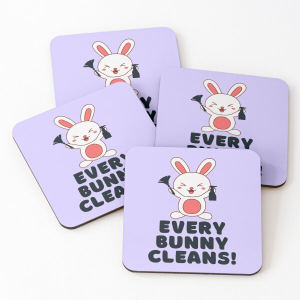 Item preview, Every Bunny Cleans Easter Rabbit Funny Cleaning Lady Janitor designed and sold by SavvyCleaner.